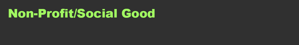 Non-Profit/Social Good Vertical Header