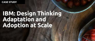 design thinking case studies examples IBM: Design Thinking Adaptation and Adoption at Scale by Jan Schmiedgen and Ingo Rauth